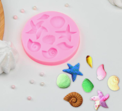 Молд Морские звезды 8*8 см Изображение Молд Морские звезды 8*8 см